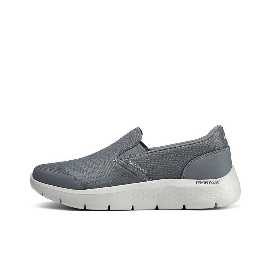 Men Shoes Casual - 스케쳐스 로우탑 캐주얼 슈즈, 남성용, 회색,