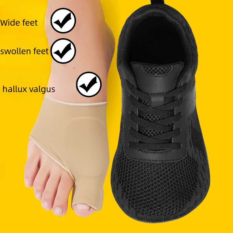Men'S Shoes With Wide Toe Box - 유니섹스 와이드 토 박스 스니커즈 통기성