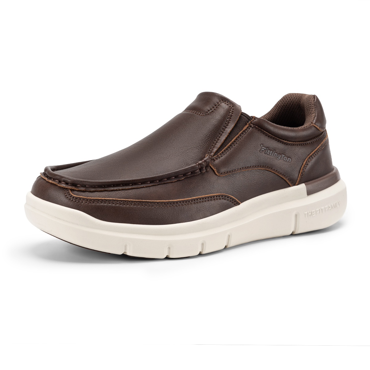 Men'S Shoes With Wide Toe Box - 핏팅턴 남성용 슬립온 드레스 슈즈, 발볼이