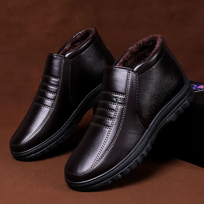 플러스 사이즈 남성용 따뜻한 코튼 신발, 슬립온 남성용 - Men'S Shoes Temu 리뷰 및 가격