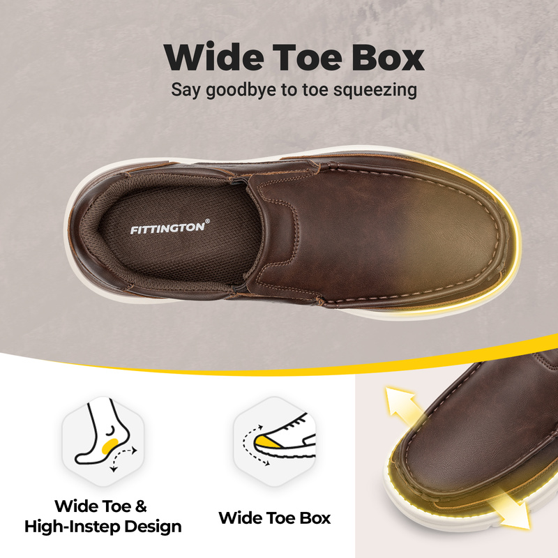 핏팅턴 남성용 슬립온 드레스 슈즈, 발볼이 넓은 디자인 - Men'S Shoes With Wide Toe Box 리뷰 및 가격