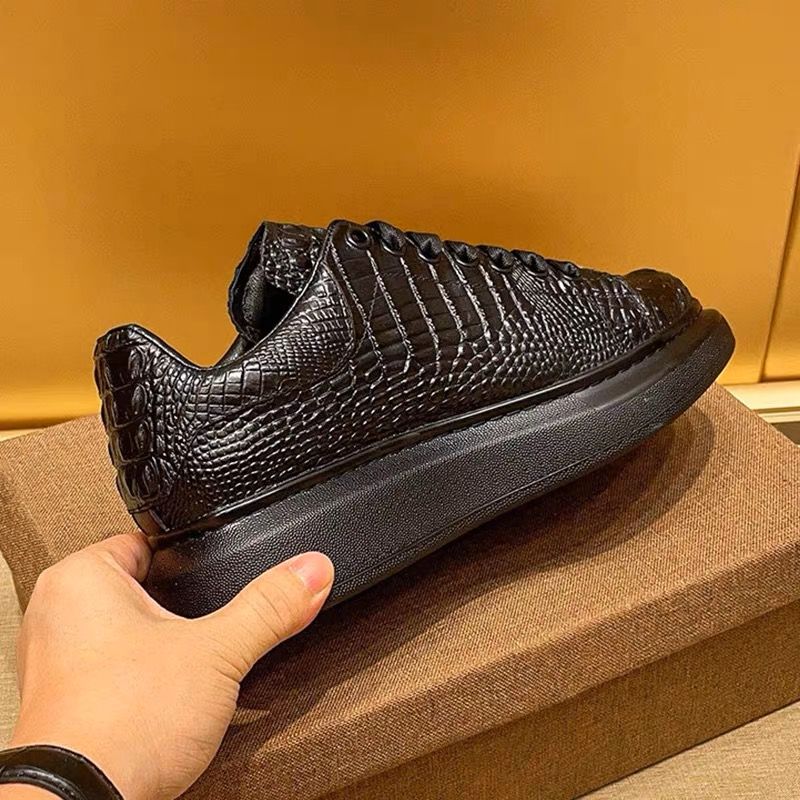 2025 여름 악어 무늬 블랙 남성 통기성 운동화 러닝 - Men'S Shoes Temu 리뷰 및 가격