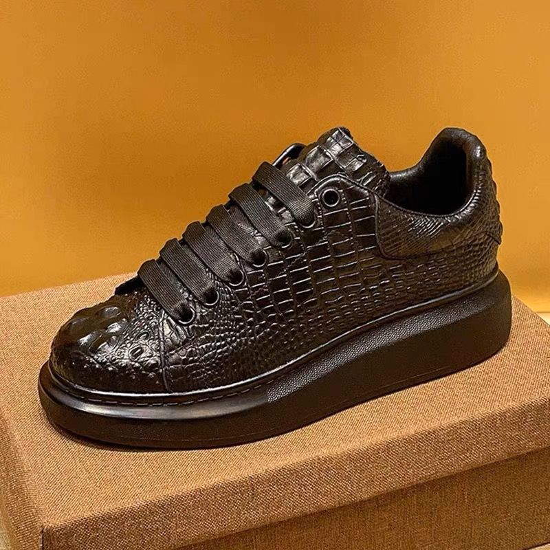 2025 여름 악어 무늬 블랙 남성 통기성 운동화 러닝 - Men'S Shoes Temu 리뷰 및 가격