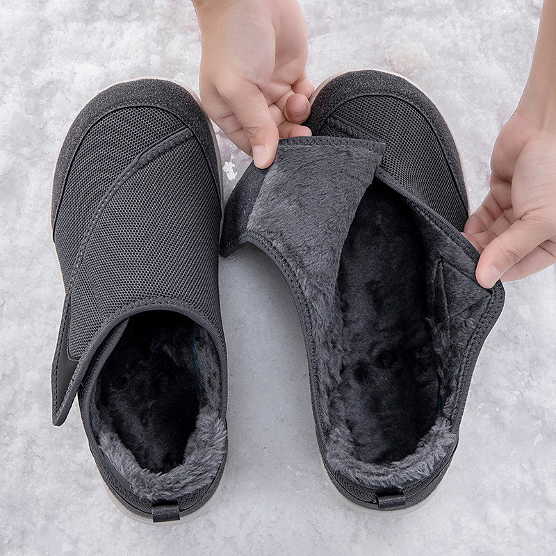 겨울용 넓은 앞코 캐주얼 스니커즈, 노인용 털 안감,  - Men'S Shoes With Wide Toe Box 리뷰 및 가격